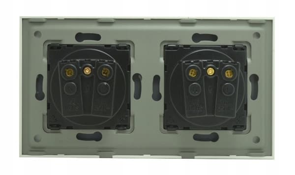 KAKSOINEN LASIKAPPALE 157mm HERMEETTINEN - VÄRI HARMAA