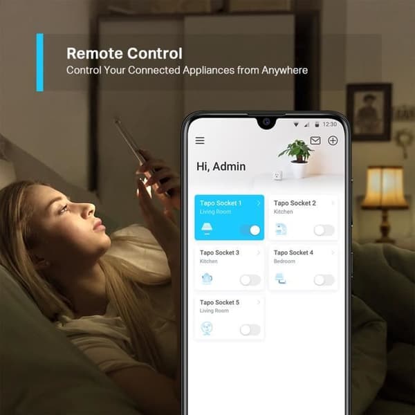 TP-Link TP-Link Tapo P100 Wi-Fi Mini Smart Plug (paket med 2)