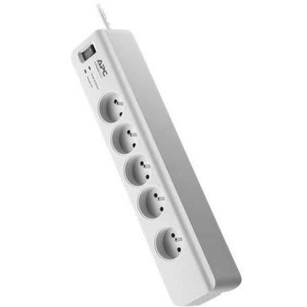 Åskskydd multiuttag - APC - 5 uttag - 230V - Frankrike - 10 ampere