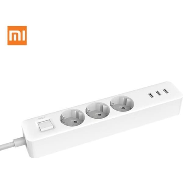 Original Xiaomi Mijia Power Strip 3 Outlet 3 Port USB Patch Board för hemmakontor