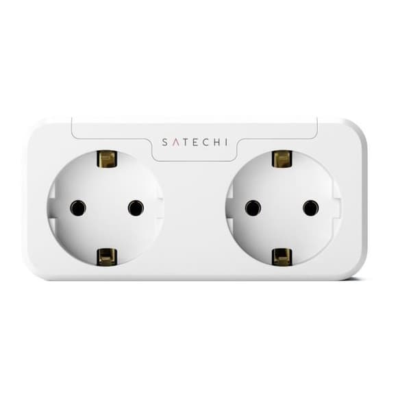 SATECHI SMART DUBBELUTTAG Dubbel EU-uttag Homekit