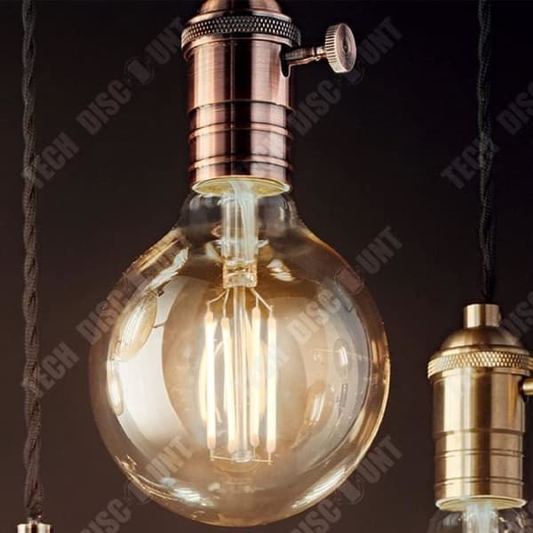 TD® E27 inskruvad glödlampa 8W 220V Blågrön bärnsten Ljusdekor Gammaldags elektriska glödlampor Vinta dekorativ glödlampa