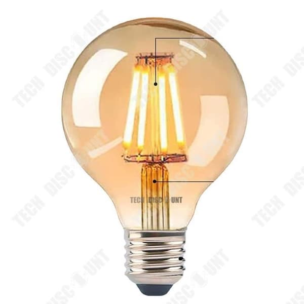 TD® E27 inskruvad glödlampa 8W 220V Blågrön bärnsten Ljusdekor Gammaldags elektriska glödlampor Vinta dekorativ glödlampa