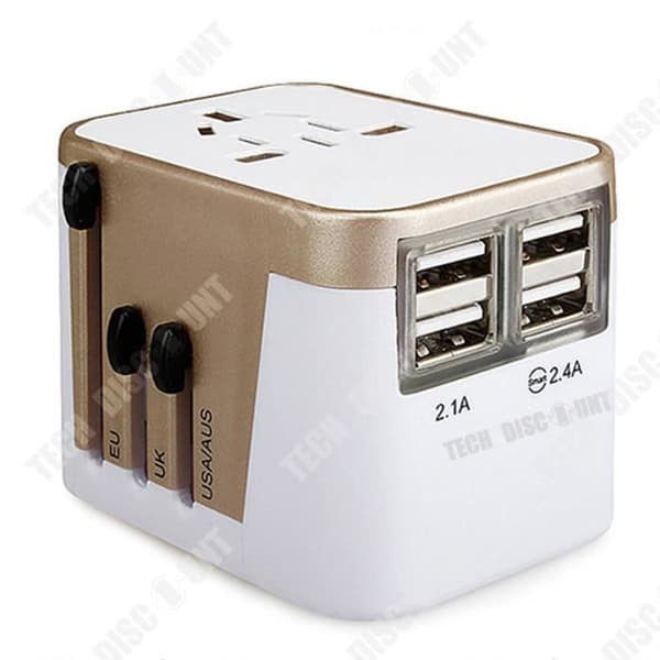 TD® Universal Travel Conversion Socket Dator Elektroniskt tillbehör USB Bärbar rese multifunktionsladdare