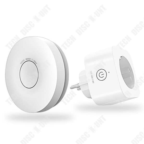 TD® Fjärrkontrolluttag Självgenererande slumpmässiga klistermärken Batterifri ledning Trådlös switch Smart Socket