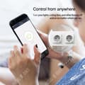 Miniatyrbild 2 av 4: TD® trådlöst uttag 86 rader vägguttag Strömbrytare Mässing ledande bälte USB Smart Home