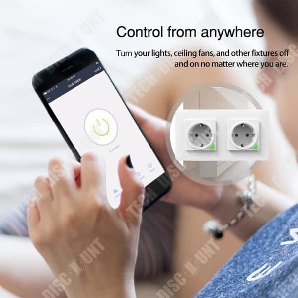 TD® trådlöst uttag 86 rader vägguttag Strömbrytare Mässing ledande bälte USB Smart Home