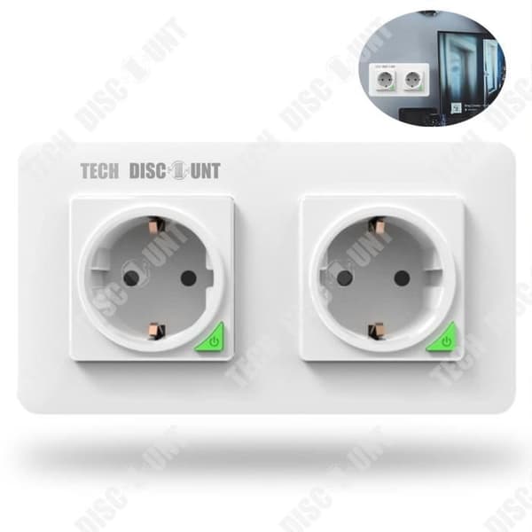 TD® trådlöst uttag 86 rader vägguttag Strömbrytare Mässing ledande bälte USB Smart Home