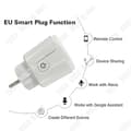 Miniatyrbild 4 av 4: TD® WIFI smart uttag synkronisering fjärruttag isoleringsskydd ledande mässing smart hemuttag 16A