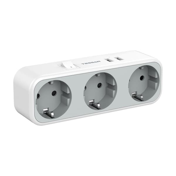 Tessan TS-322 veggkontakt (hvit)