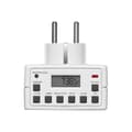 Miniatyrbild 2 av 3: goobay Digital Timer AC 230V Automatisk strömbrytare Vit-93256