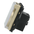 Miniatyrbild 2 av 5: Sockelmodul med klaff guld DC SMART HOME