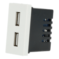 Miniatyrbillede 3 af 7: USB opladermodul dobbelt hvid DC SMART HOME