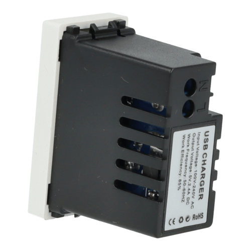 USB opladermodul dobbelt hvid DC SMART HOME