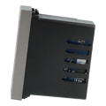 Miniatyrbillede 4 af 7: Dobbelt USB-opladermodul Grå DC SMART HOME