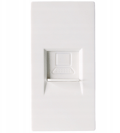 Miniatyrbillede 1 af 5: LAN CAT6 RJ45 fatningsmodul internet hvid DC SMART HOME