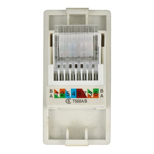 LAN CAT6 RJ45 liitäntämoduuli internet kultaa DC SMART HOME
