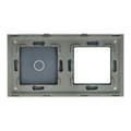 Miniatyrbillede 2 af 5: Dobbelt glaspanel 1G1F Hvid DC Smart Home