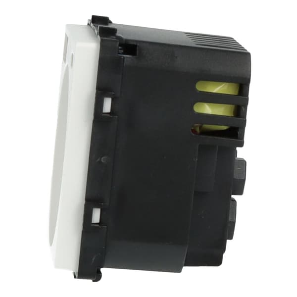El-stik modul med hurtig USB oplader AC 230V enkelt hvid 20W 4A