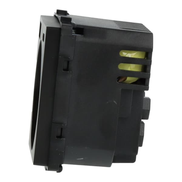El-stik modul med hurtig USB oplader AC 230V enkelt sort 20W 4A