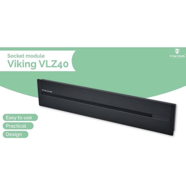 Viking LZ40G Rail med uttag - infälld