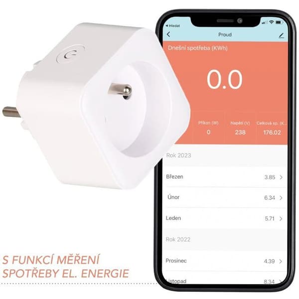 IMMAX NEO LITE Smart set 3x inomhusarmatur v2 med kontakt, typ E, WiFi