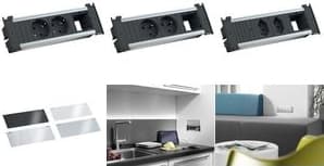 Bachmann KAPSA - strømskinne - indgang, indgang GST18i3 - udgangsforbindelser: 2 - 20 cm Sort