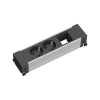 Bachmann POWER FRAME - forlængerledning - indgang, indgang GST18i3 - udgangsstik: 2 - 10 cm - Tyskland - sort, anodiseret aluminium (916.000)