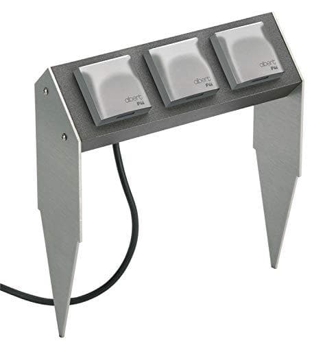 Socket spike power bar typ nr 4403, antracit/silver, trippelmontage, utan kopplingsfunktion