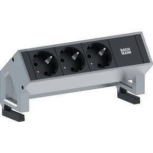 Bachmann DESK 2 - forlængerledning - 3 udgangsstik - 20 cm (902.4048)