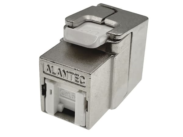 Alantec MB004-1 RJ45 værktøjsfri STP cat.6 PoE+ keystone-modul ALANTE Plus - Forbedret transmissionsydelse
