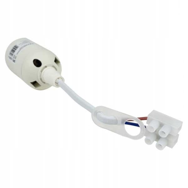 Plastikfatning E27 med pendel