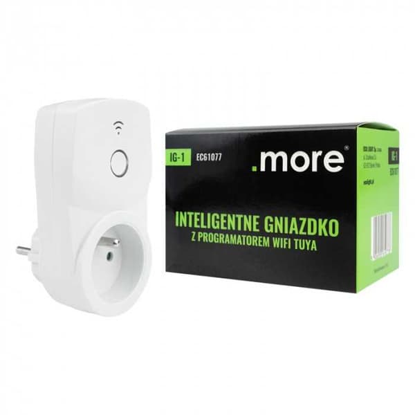 Smart uttag med wifi-programmerare TUYA