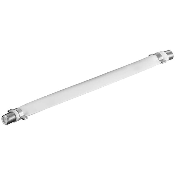 Antennekabel vinduesmuffe hvid 20cm