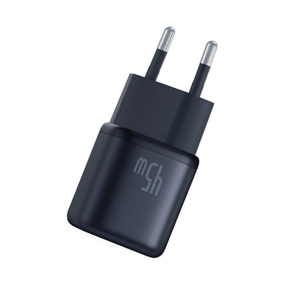 Strömadapter för laddning, 45W, USB-C, GaN - Baseus PicoGo (P10176800123-00) - Cosmic Black