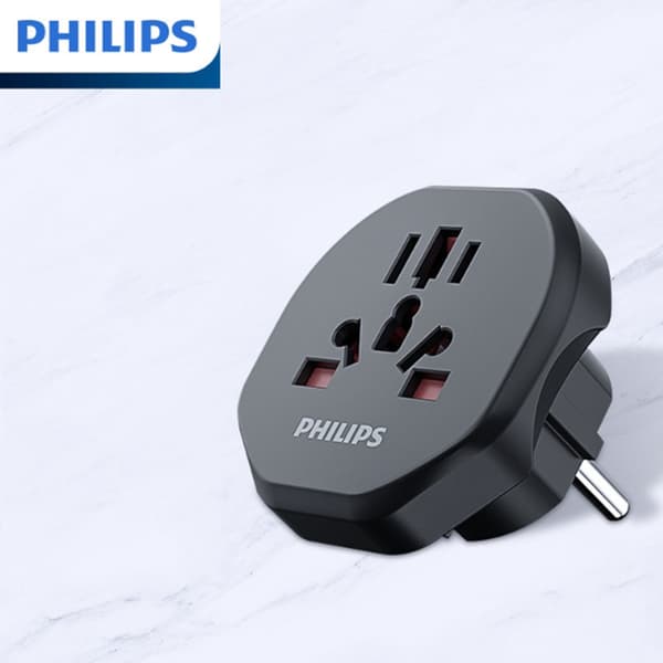Philips Global Travel Socket/Europæisk Standard Konverter Stik/Socket Converter/1002A