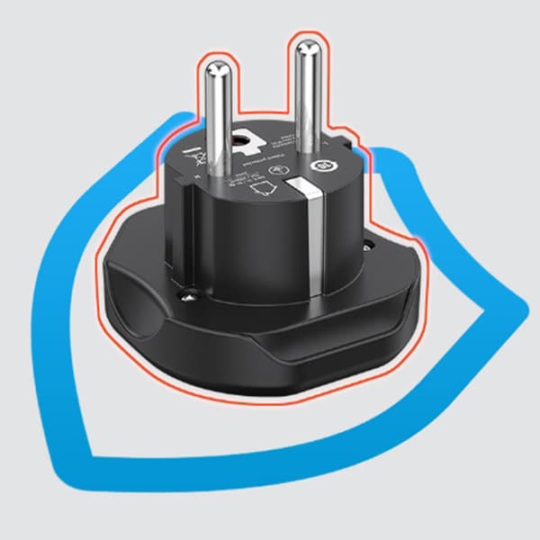 Philips Global Travel Socket/Europæisk Standard Konverter Stik/Socket Converter/1002A