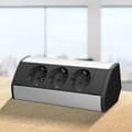 Miniatyrbild 3 av 4: ORNO GM-9001-(GS) Hörn Elektrisk Power Strip Idealisk för kök kontor och bänkskiva 45° Ytmontering 3680W - Ty