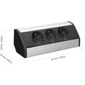 Miniatyrbild 4 av 4: ORNO GM-9001-(GS) Hörn Elektrisk Power Strip Idealisk för kök kontor och bänkskiva 45° Ytmontering 3680W - Ty