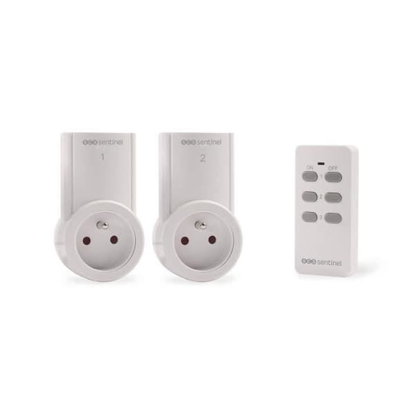 SCS SENTINEL Kit med 2 fjärrstyrda uttag 2300 W