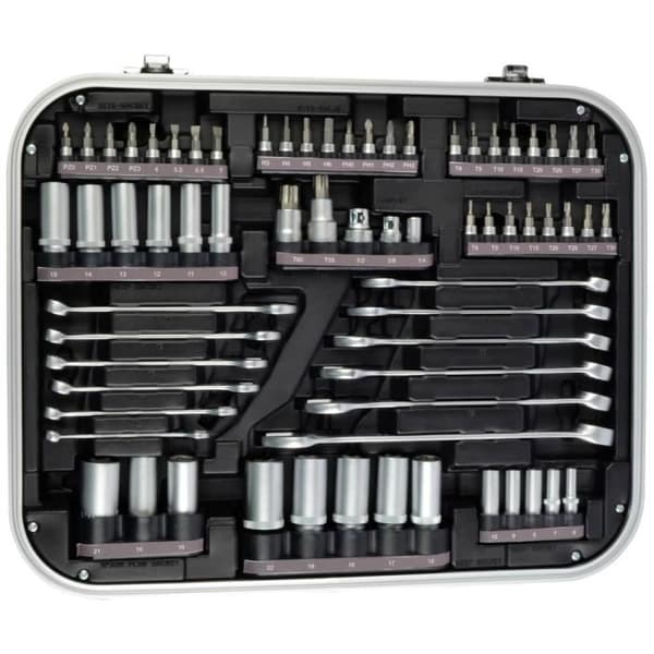 Brüder Mannesmann QUANTOOL Hylsnyckelsats 1-4, 1-2, 3-8 226 delar Q25000