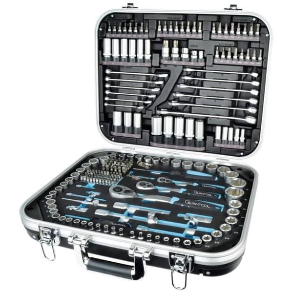 Brüder Mannesmann QUANTOOL Hylsnyckelsats 1-4, 1-2, 3-8 226 delar Q25000