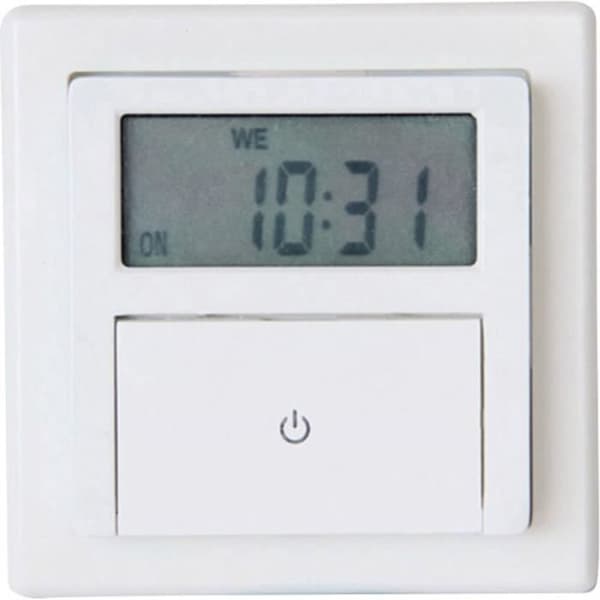 GAO EFP700ET Digital infälld timer veckoprogram 1800 W IP20 uppräkningsfunktion