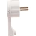 Miniatyrbild 4 av 6: Eluttag - ZENITECH - Extra-tunn hane - 2P+T 16A - Vit - Plast