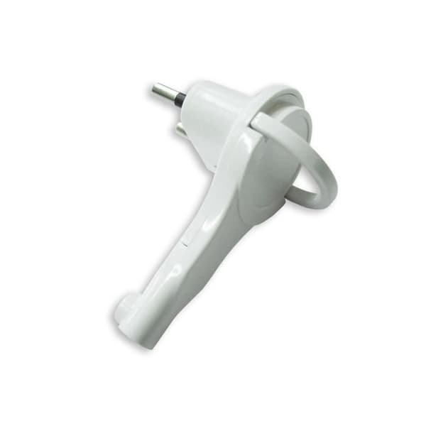 ZENITECH 2P 6A extra platt hane-elkontakt - Vit