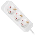 Miniatyrbild 3 av 4: LANBERG Brand Power Strip Modell SCHUKO SCREEN Vit 3 Sockel 1,5M - LB24423032