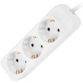 Miniatyrbild 2 av 4: LANBERG Brand Power Strip Modell SCHUKO SCREEN Vit 3 Sockel 1,5M - LB24423032