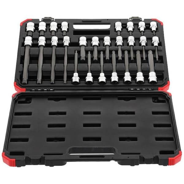 Gedore röd Hylssats för skruvmejslar 1-2", 26 delar - 3301574