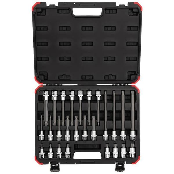 Gedore röd Hylssats för skruvmejslar 1-2", 26 delar - 3301574