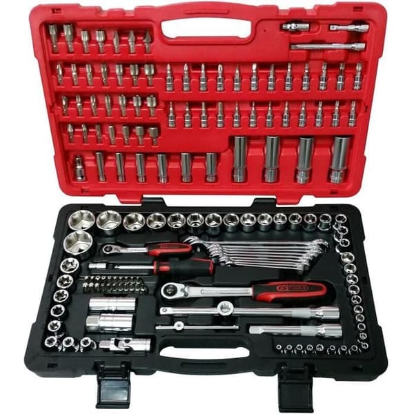 Hylssats -1/4- 1/2 -ULTIMATE - 151 st - KS Tools 922.0751 - Verktygsväska